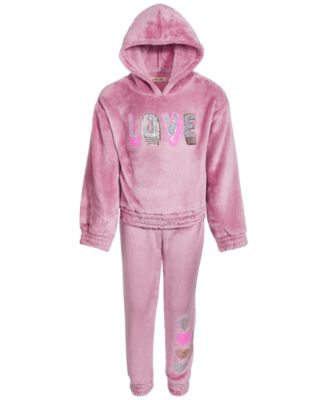 Colette Lilly - Little Girls Cuddle Pullover Hoodie & Jogger Pants Set