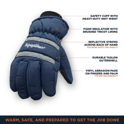 Men's ChillBreaker Glove - Insulated Cold Weather Work Gloves, -10°F Protection, Durable Synthetic Leather, Warm Fleece Lining, Enhanced Grip