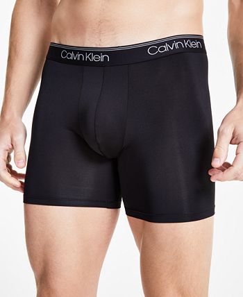 Calvin Klein Men's 3-Pack Microfiber Stretch Boxer Briefs Underwear - Macy's
