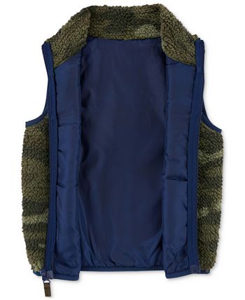Boys zip up vest store
