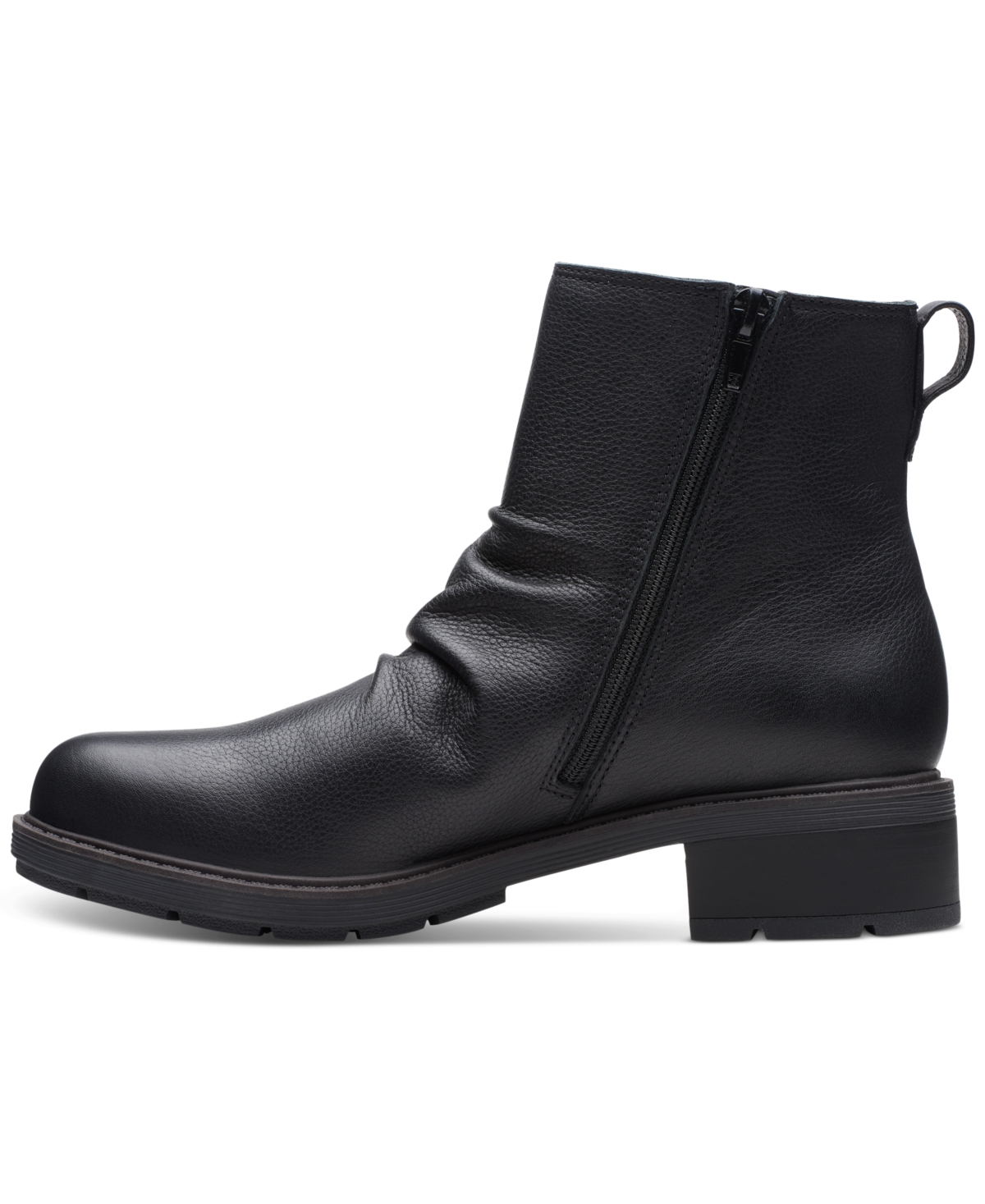 Clarks Women's Hearth Rose Scrunched Ankle Boots
