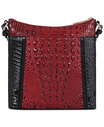 BRAHMIN Melbourne Collection Katie Leather Crocodile-Embossed