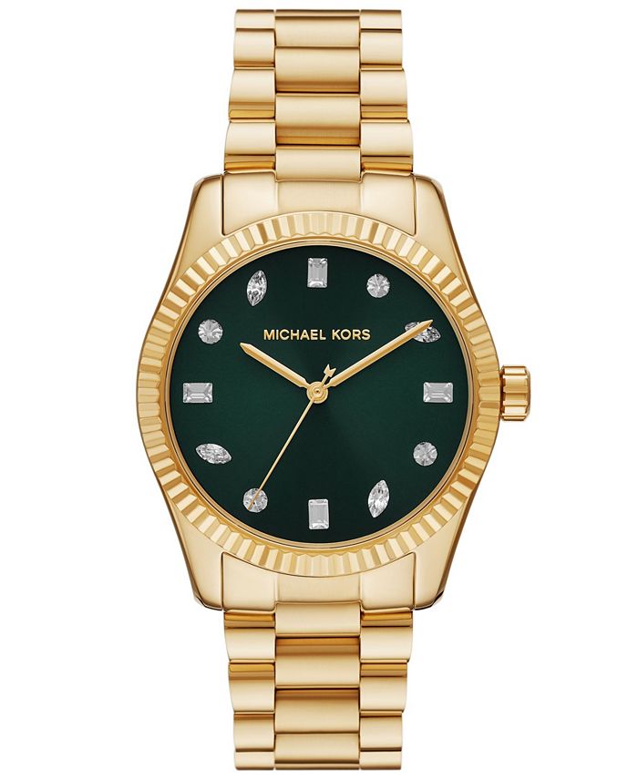 Michael kors 2024 gold watch macys