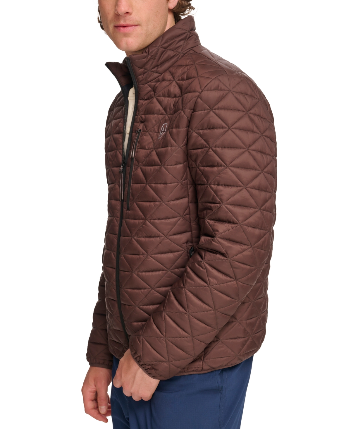 Bass Outdoor Men's Delta Diamond Quilted Packable Puffer Jacket In Carafe