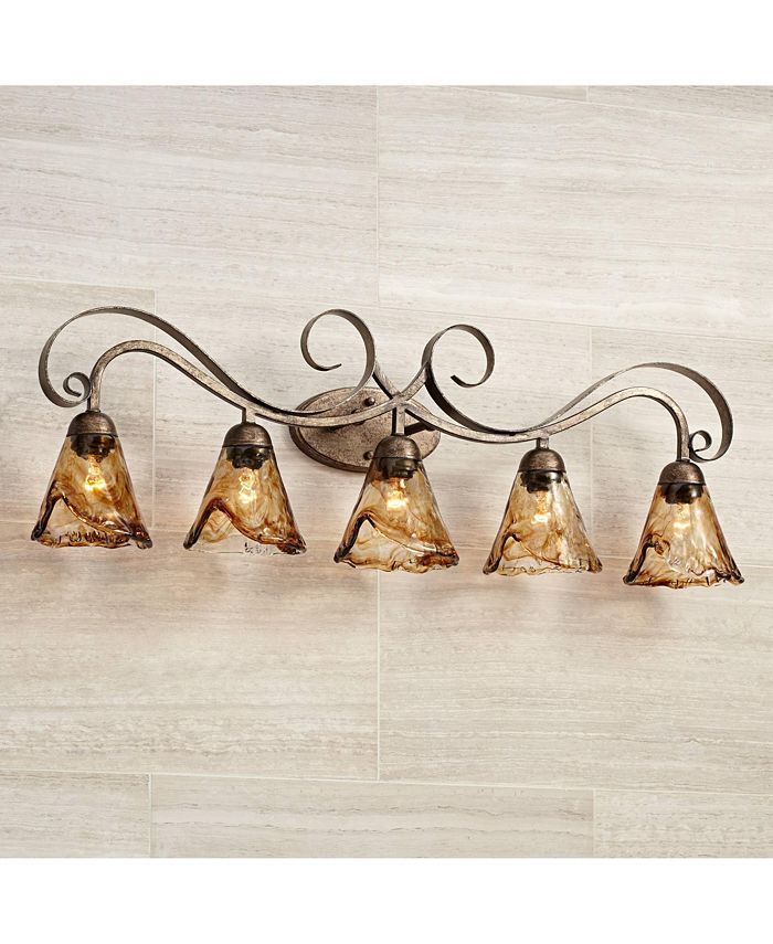 Franklin iron works amber scroll top