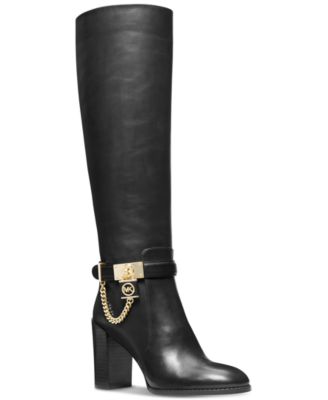 MICHAEL Michael Kors Women s Hamilton Ankle Strap Embellished Dress Boots Macy s