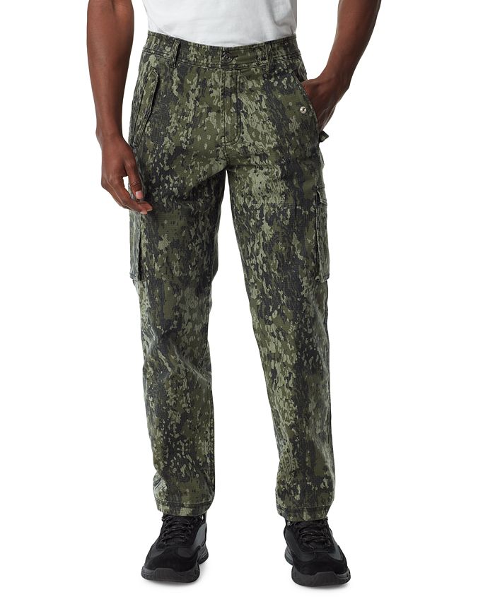 BASS OUTDOOR Men's Tapered-Fit Camo Force Cargo Pants - Macy's