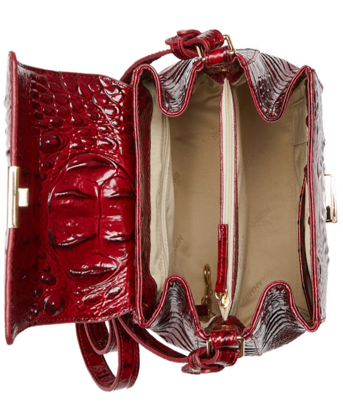 Brahmin Melbourne Margo Embossed Leather Crossbody