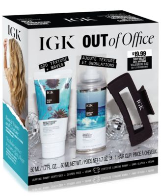 IGK Hair - 3-Pc. Out Of Office Wave Enhancing Travel Set