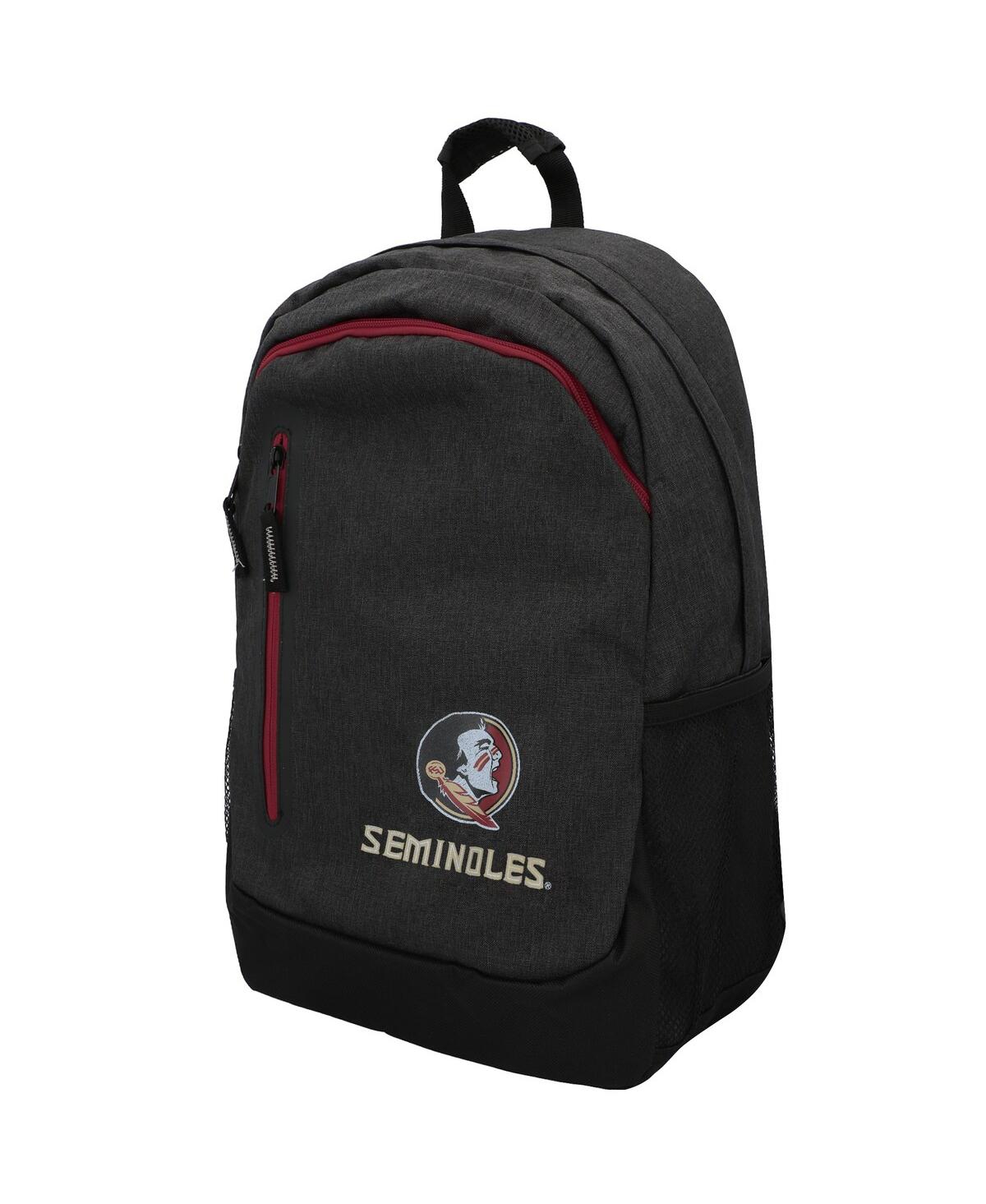 Foco Kids' Youth Boys And Girls  Black Florida State Seminoles Bold Color Backpack