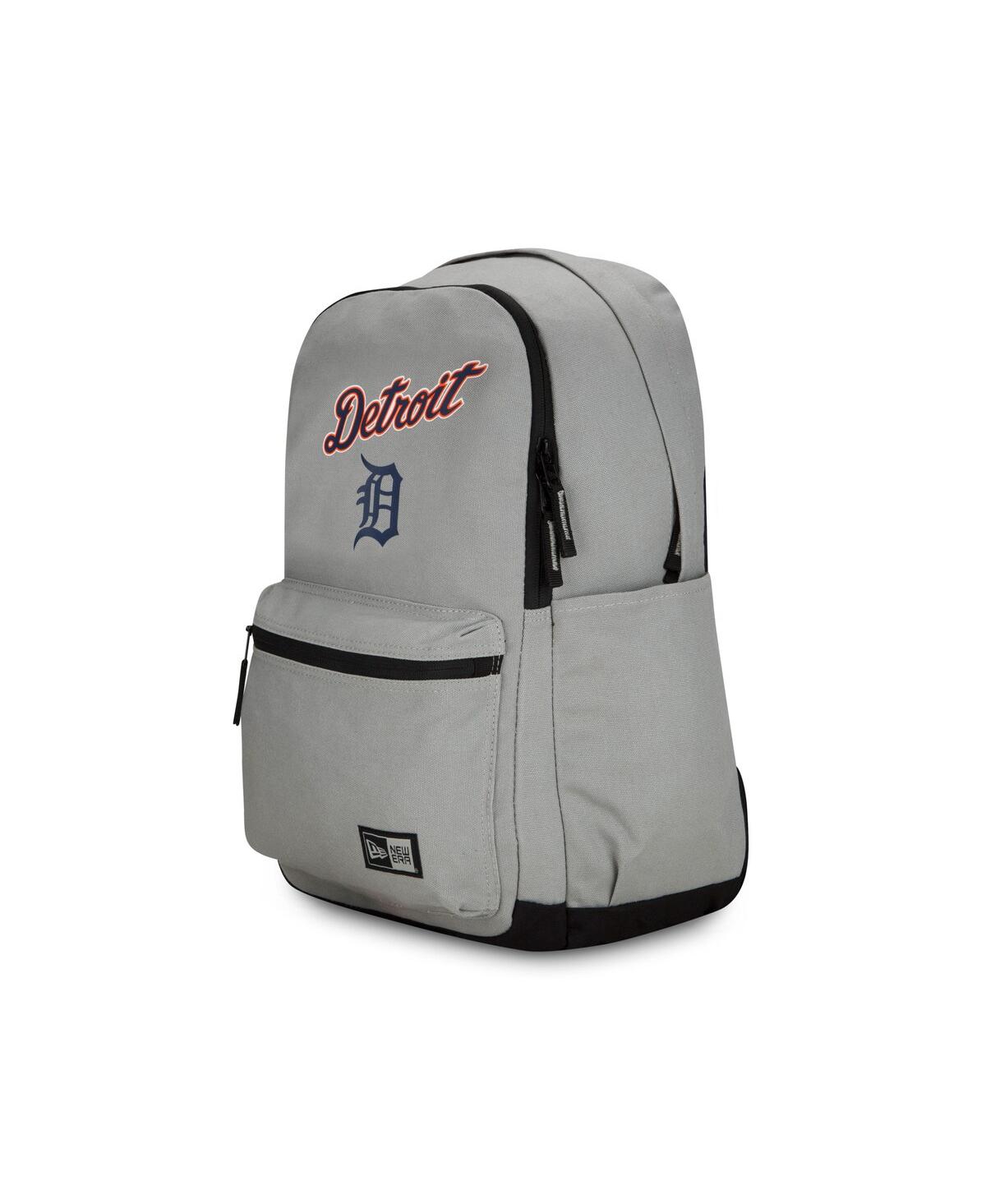 Shop New Era Men's And Women's  Detroit Tigers Throwback Backpack In Gray