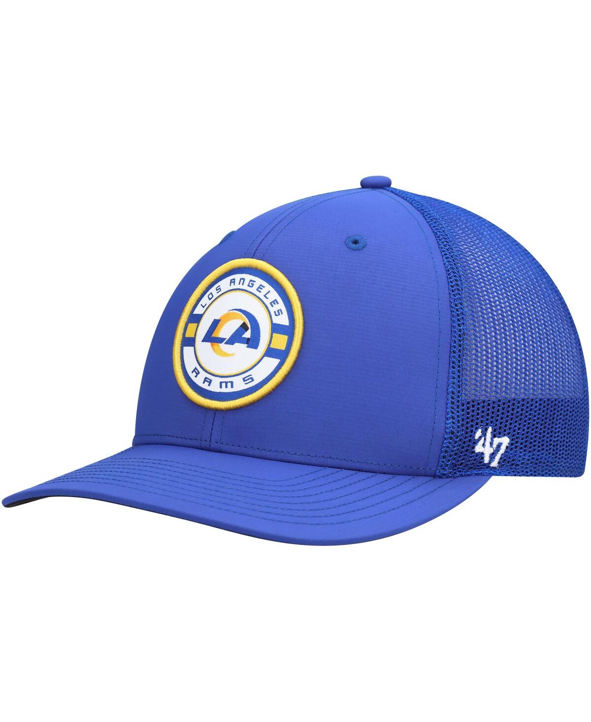 47 Brand Men's ' Royal Los Angeles Rams Berm Trucker Adjustable Hat
