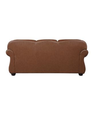 White Label Dadeville 85" Leather Match Sofa