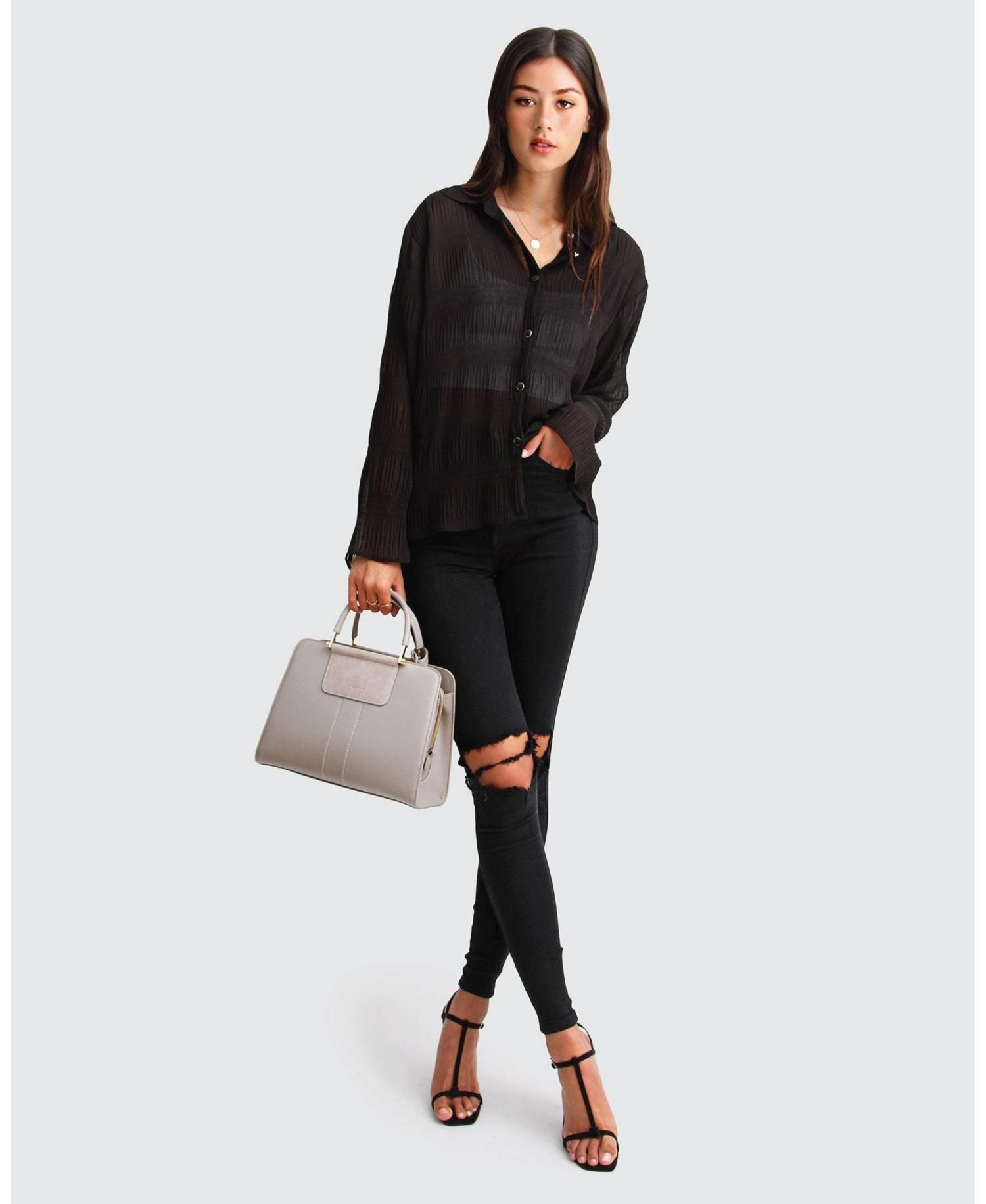 Women's Yoko Shirred Chiffon Blouse