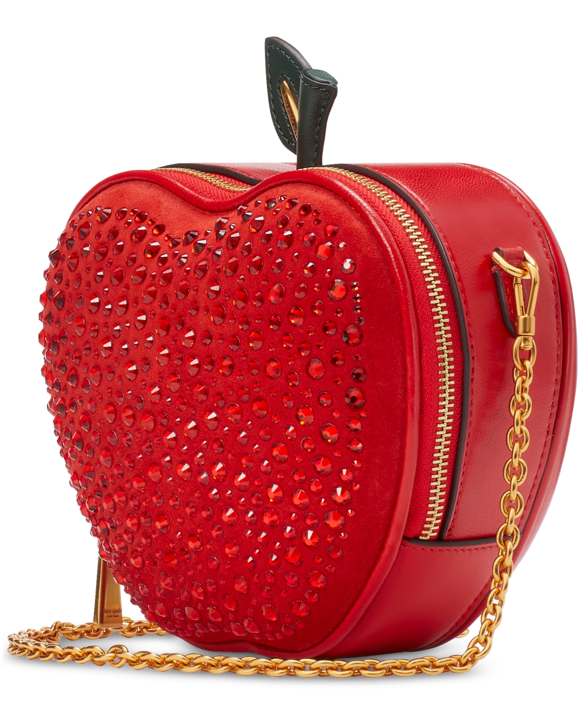 kate spade new york Big Apple Embellished Smooth Leather Crossbody