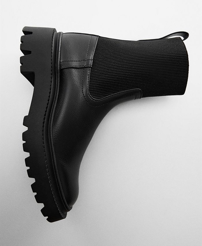 Mango platform boots hot sale