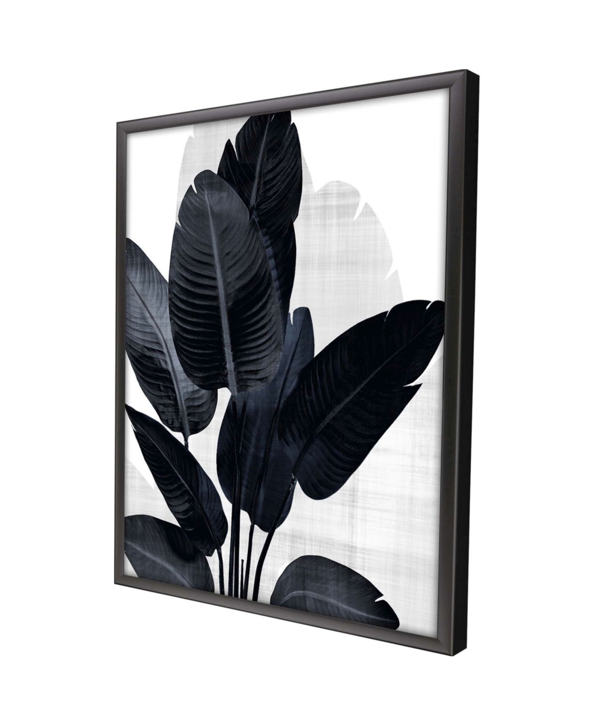 Paragon Picture Gallery Palm Noir I Framed Art From The Bode And Well Collection By Angeal Harris In Blue