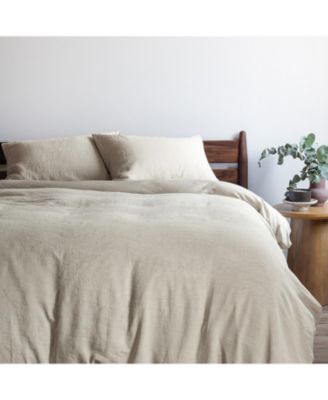French Linen and Cotton Duvet & Sham Set - King/Cal King