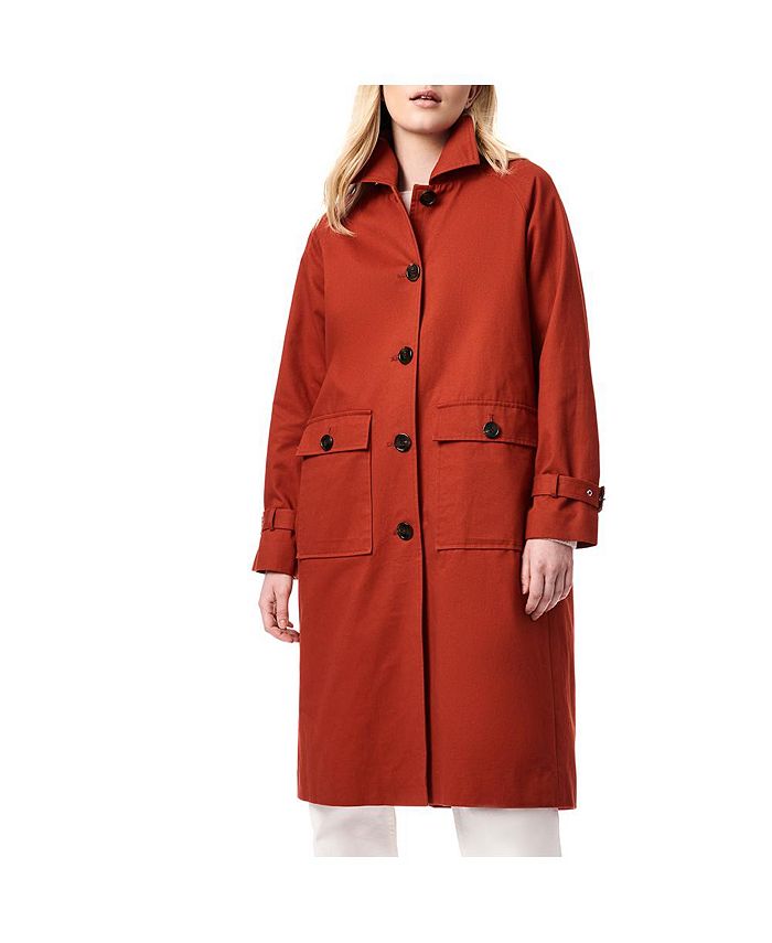 Macy's red trench clearance coat
