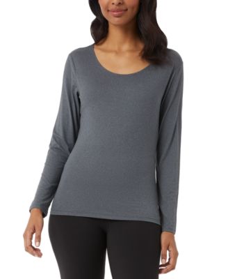 32 Degrees - Women's Scoop-Neck Long-Sleeve Top
