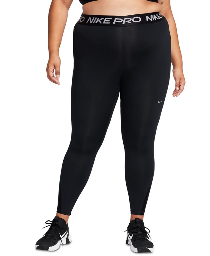 Nike Dri-FIT Fast Mid-Rise 7/8 Leggings (Plus Size) Women - black