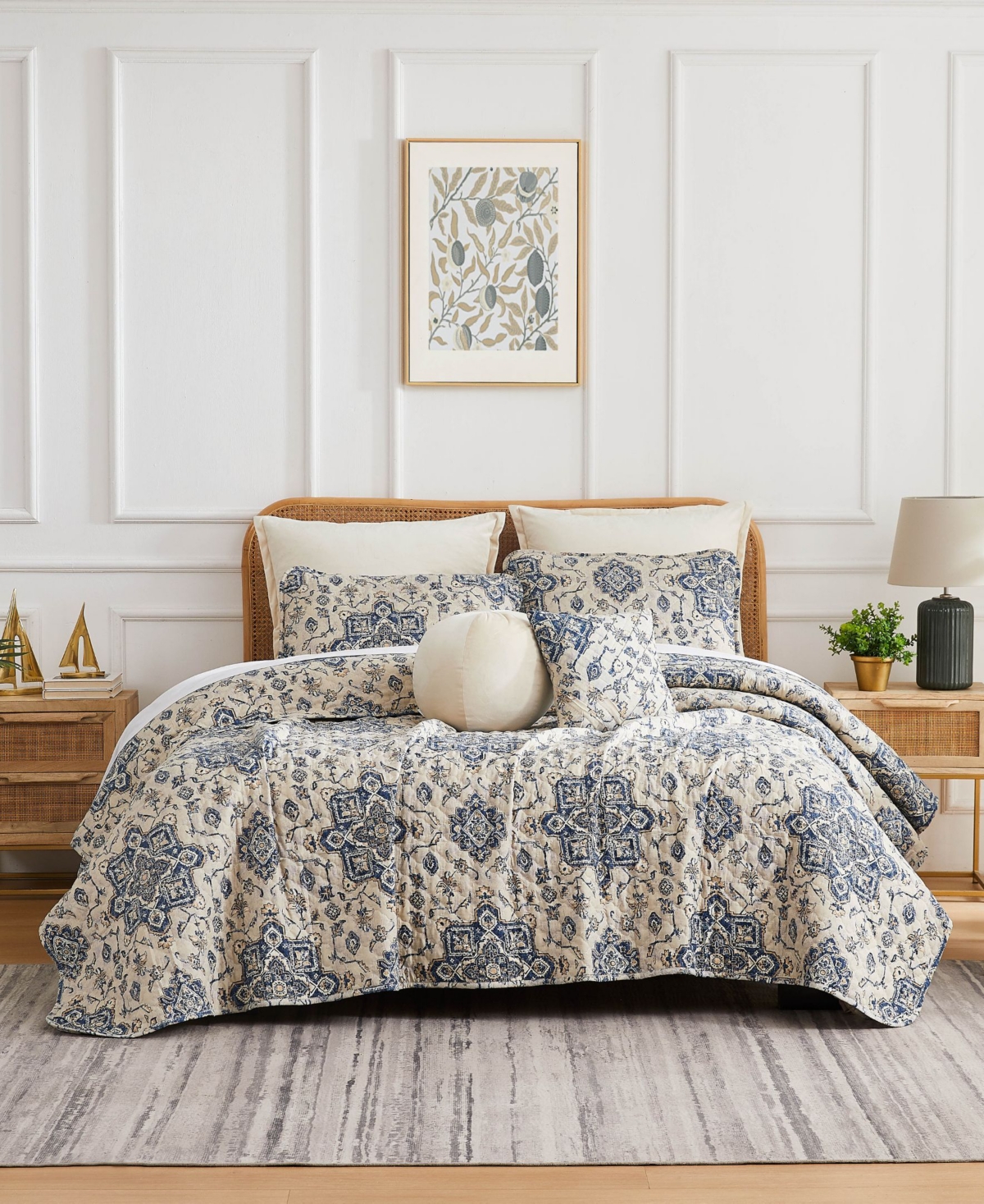 Southshore Fine Linens Persia 7 Piece Quilt Set,