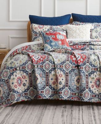 Southshore Fine Linens Kilim Quilt Set In Natural