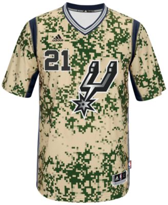 adidas Men's Short-Sleeve Tim Duncan San Antonio Spurs Swingman