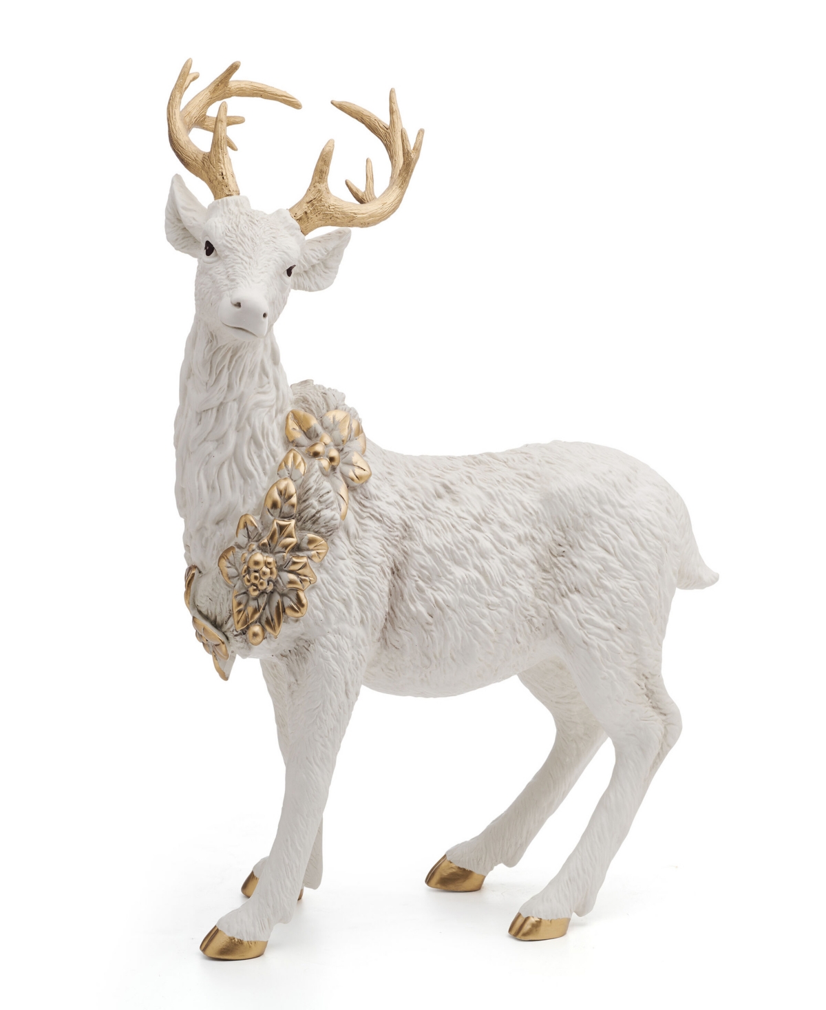 Fitz And Floyd Bonita Standing Deer Figurine, 17-inch In Assorted