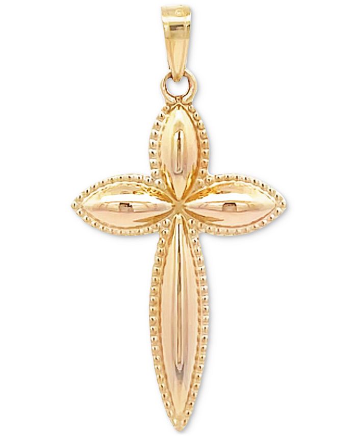 Macy's Cross Pendant in 14k Yellow Gold Macy's