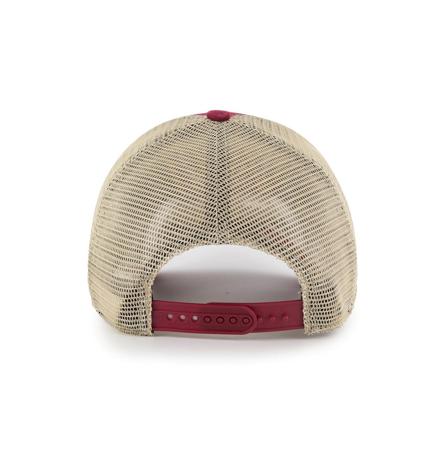 Мужская кепка '47 Brand Burgundy, Natural Washington Commanders Flagship MVP Snapback Hat — фото 2
