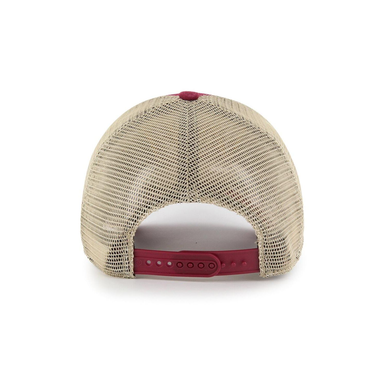Men's Burgundy, Natural Washington Commanders Flagship MVP Snapback Hat
