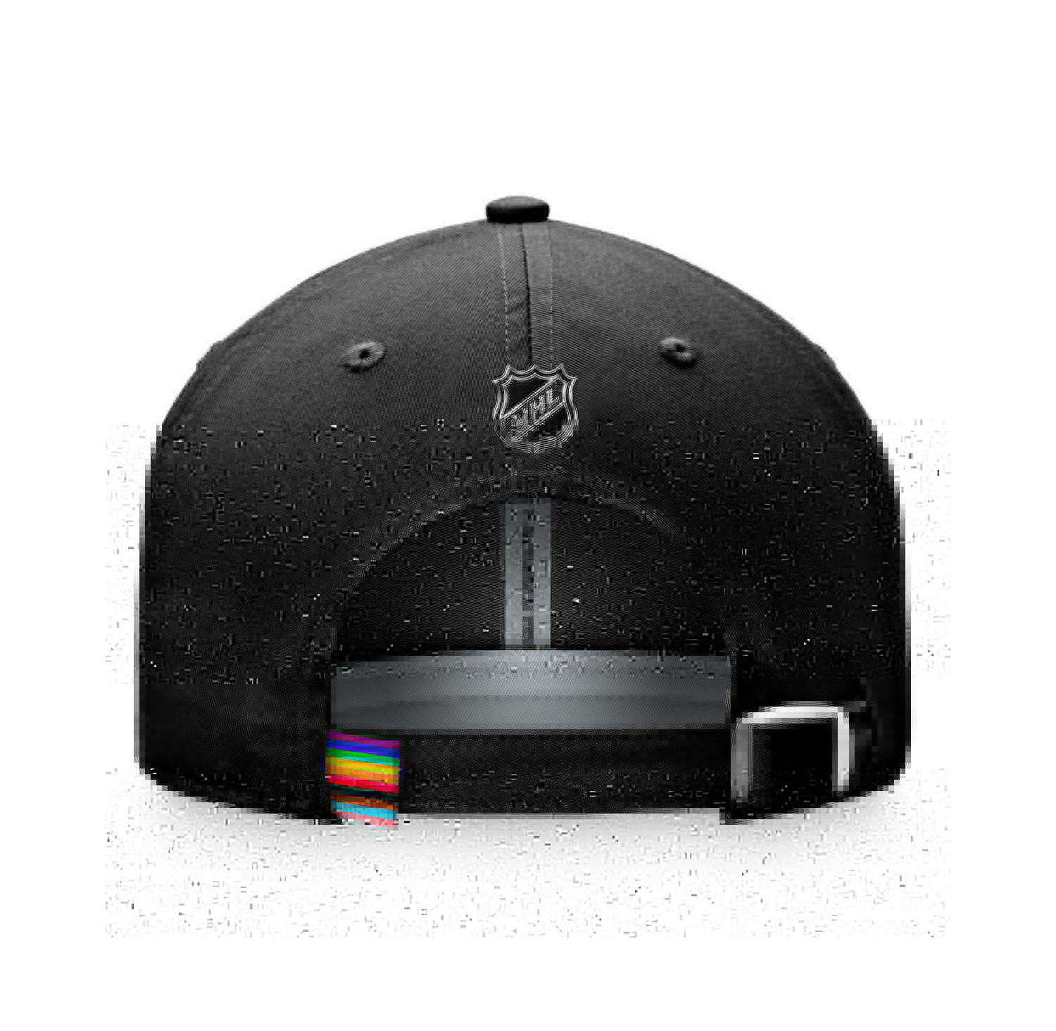 Men's Black Ottawa Senators Team Logo Pride Adjustable Hat
