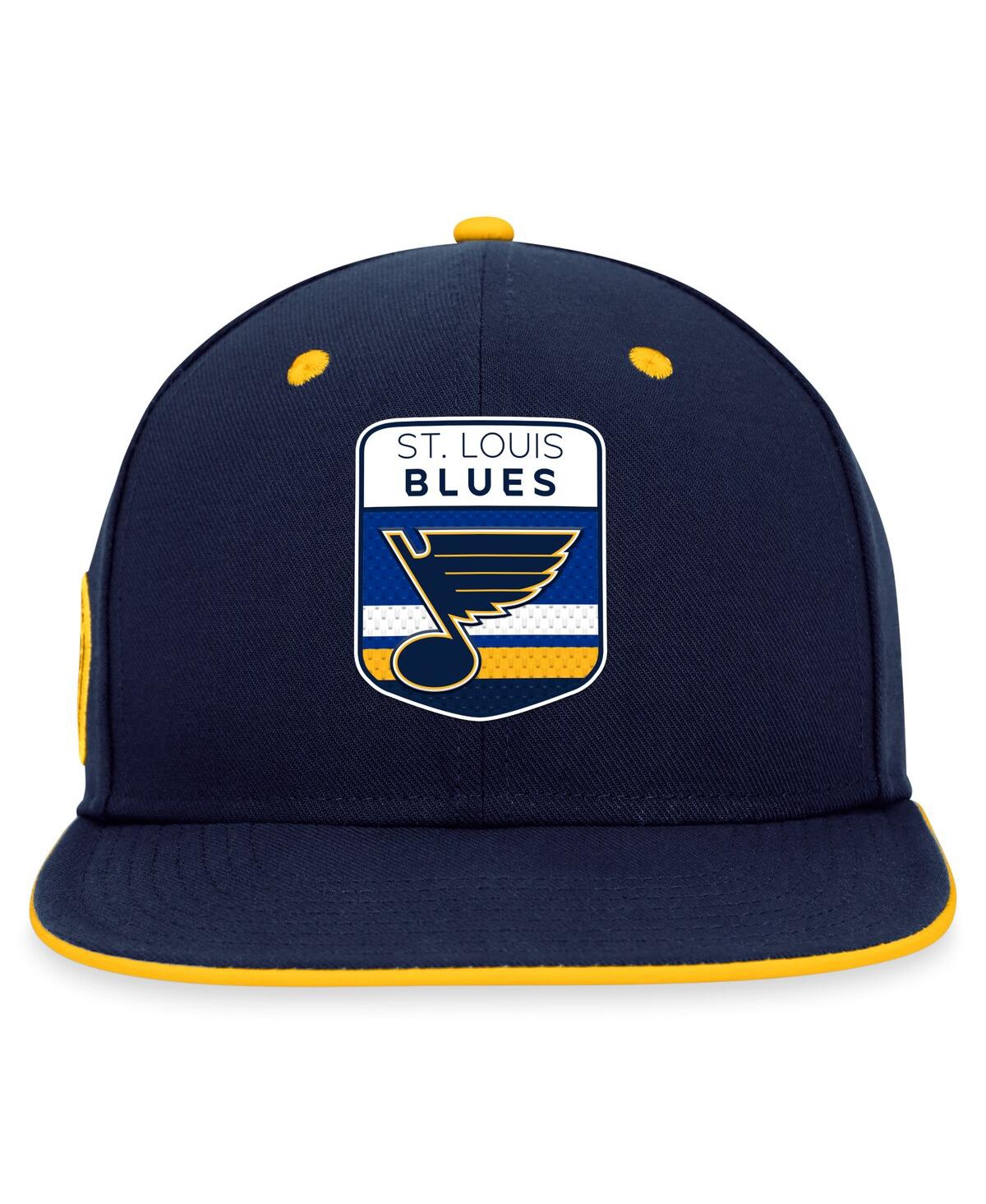 Shop Fanatics Men's  Navy St. Louis Blues 2023 Nhl Draft Snapback Hat
