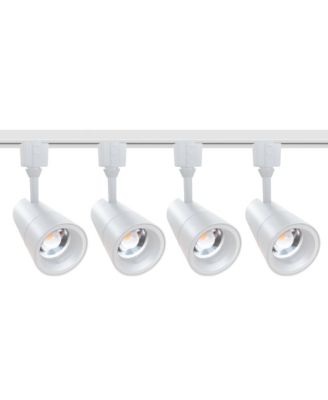 Pro Track Dunne 4-Head LED Ceiling Track Light Fixture Kit Floating ...