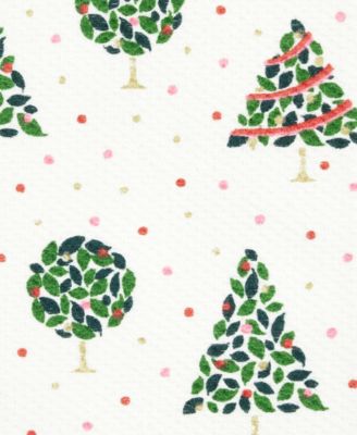 Holiday Confetti Acrobat Plaid Holiday Kitchen Towels 2-Pack Set,  17" x 28"