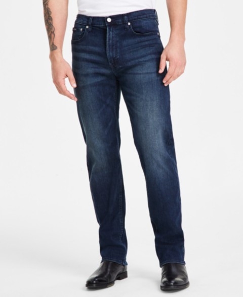 Мужские джинсы Calvin Klein Men's Straight Fit Stretch Jeans