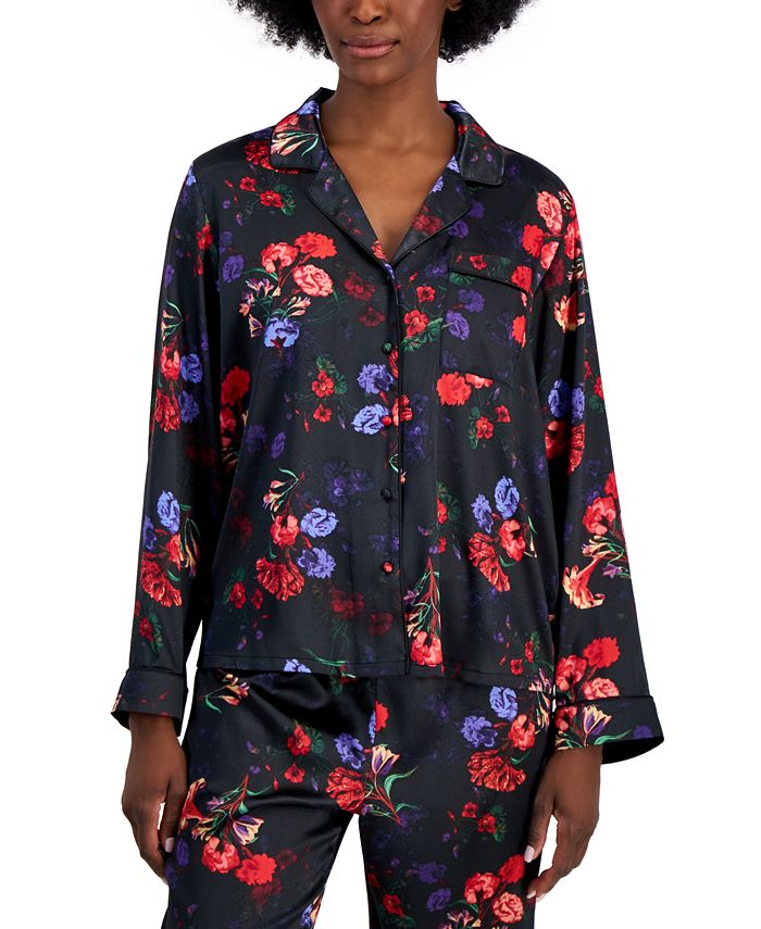 I.N.C. International Concepts Women's 2-Pc. Midnight Garden Pajamas Set ...