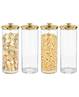 mDesign Kitchen Airtight Apothecary Acrylic Canister