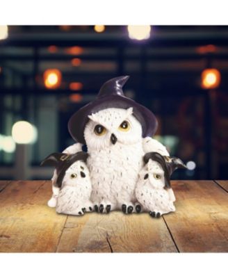 5.25"W Owl Family of 3 Statue Fantasy Decoration Figurine Home Decor Perfect Gift for House Warming, Holidays and Birthdays