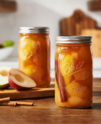 Ball 8 Piece Wide Mouth Quart Mason Jars with Lids and Bands