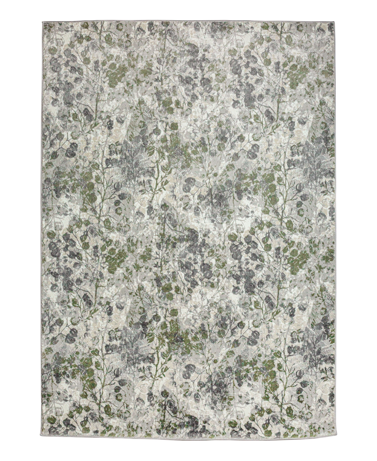 Km Home Teola 1242 7'10in x 10'6in Area Rug - Green