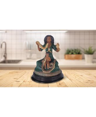 5"H Santa Martha The Dominadora Statue Lady Holy Figurine Religious Decoration Home Decor Perfect Gift for House Warming, Holidays and Birthdays