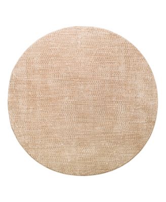 Masterpiece High-Low MPC-2304 5'3" x 5'3" Round Area Rug