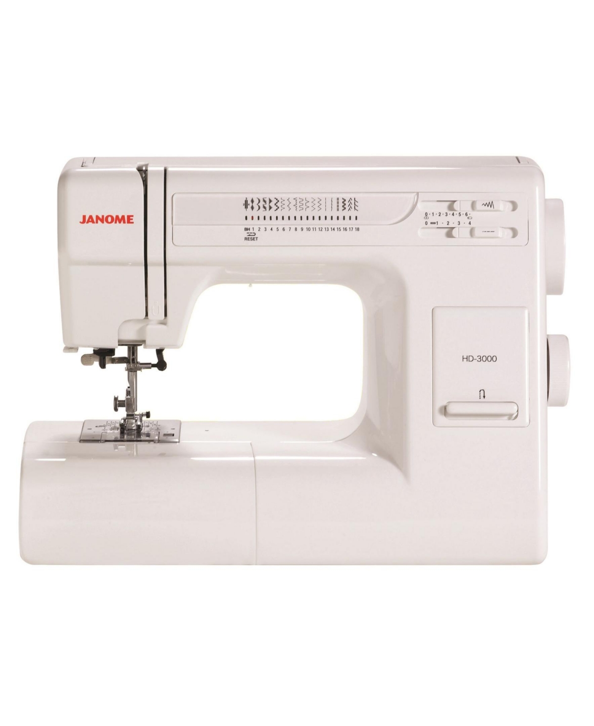 HD3000 Heavy Duty Mechanical Sewing and Quilting Machine - White