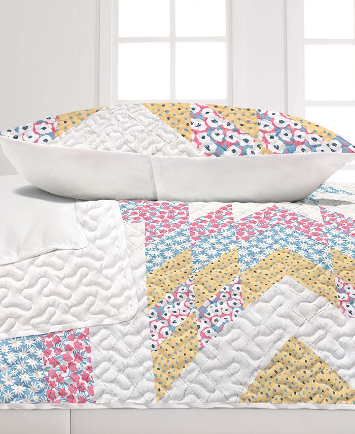 Elise and James Home Adeline Patchwork 3-Pc. Quilt Set, King - Macy's