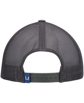 Men's Olive Huks and Bars Trucker Snapback Hat