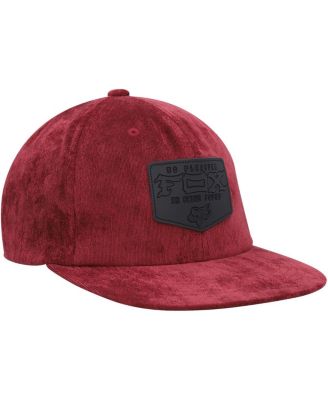 Men's Maroon Fixated Snapback Hat