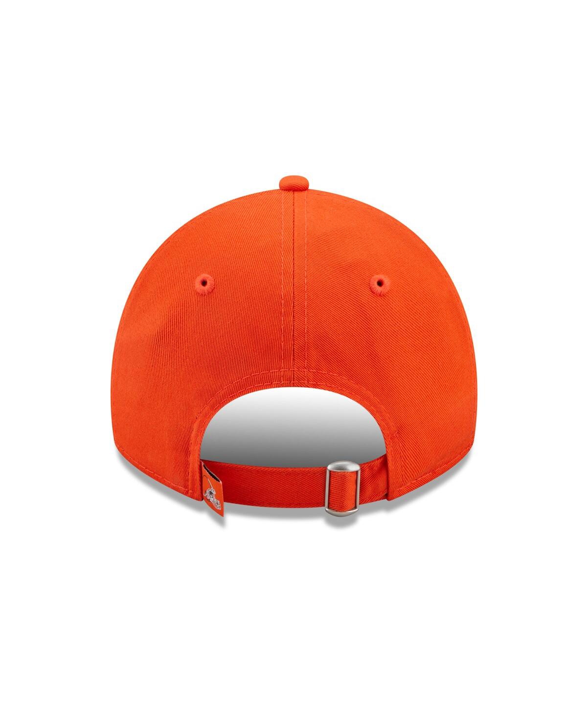 Shop New Era Women's  Orange Cleveland Browns Core Classic 2.0 9twenty Adjustable Hat