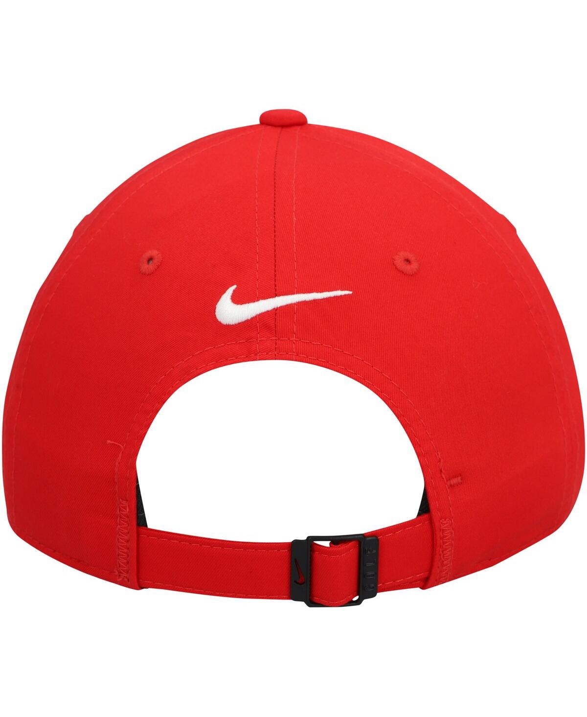 Shop Nike Men's  Red Canada Soccer Golf Legacy91 Adjustable Hat